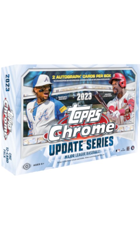 2023 Topps Chrome Update Series Baseball HTA Breaker Box