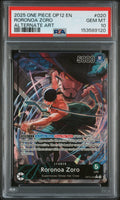 PSA GEM MT 10 Roronoa Zoro [Op12-Legacy Of The Master] - 153589120