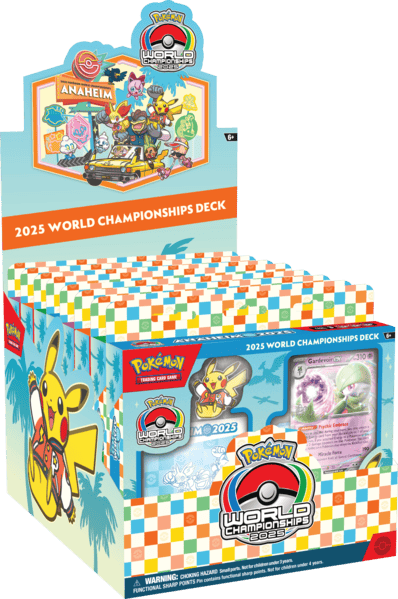 Pokemon TCG: Anaheim 2025 World Championship Deck Display Box (Pre-Order)