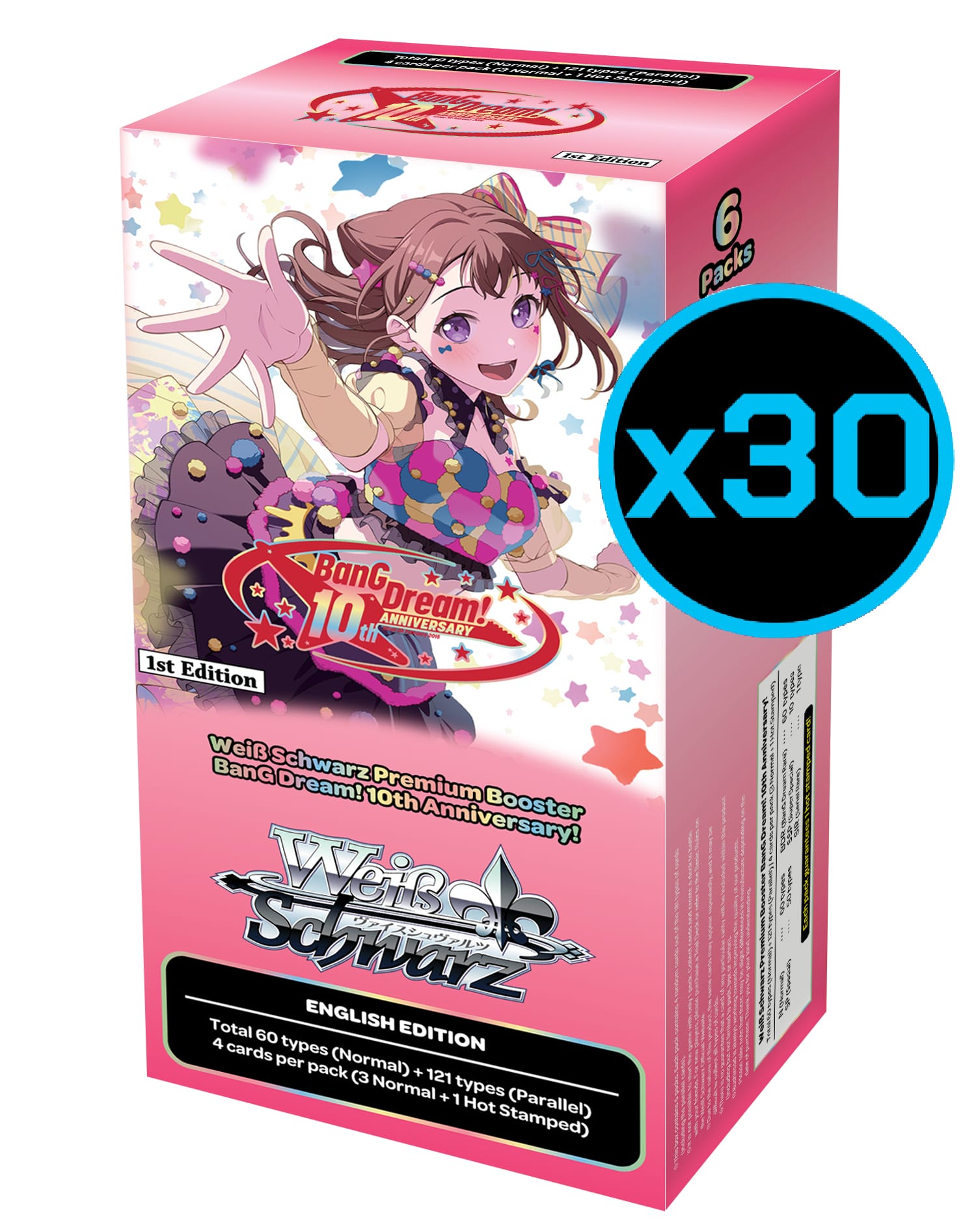 Weiss Schwarz: BanG Dream! 10th Anniversary! - Booster Case (Pre-Order)