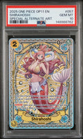PSA GEM MT 10 Shirahoshi [Op11-A Fist Of Divine Speed] - 148988762