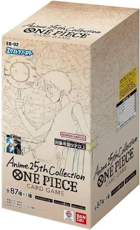 One Piece Japanese TCG: Extra Booster -  Anime 25th Collection Booster Box (EB02)