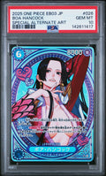 PSA GEM MT 10 Boa Hancock [Japanese Eb03-Extra Booster -Heroines Edition-] - 142611417